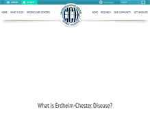 Tablet Screenshot of erdheim-chester.org